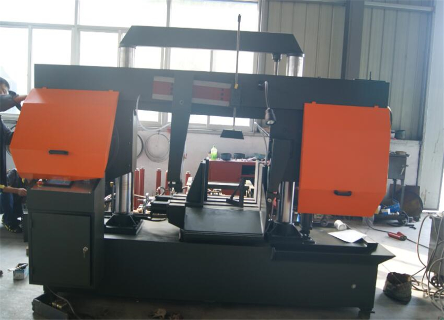 Band Saw Machine 4235 Semi Automatic Double Column Horizontal Metal Band Saw