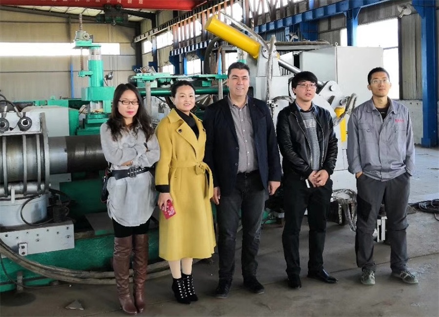 Welcome Turkey Clients Visit Our Factory For Bending Machine and Pipe-Expanding Machine